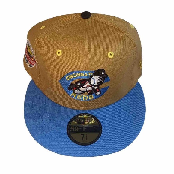 New Era Cincinnati Reds 59FIFTY Fitted Hat Cap 1988 All Star Game Patch Sz 7 3/8 - Picture 1 of 8